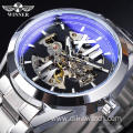 New winner mechanical watch fashion hollow waterproof watches automatic men relogio masculino GMT1192